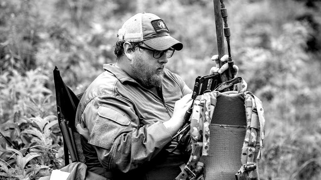 Instructor with radio demo at DIRT Days