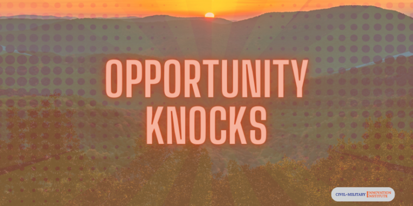 Opportunity Knocks.