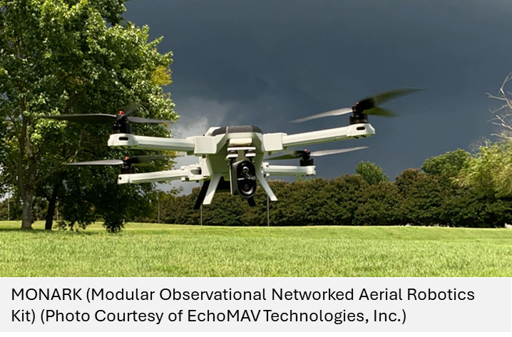 A drone in flight